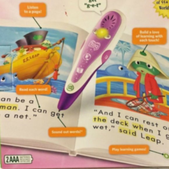 LeapFrog TAG  Reading Learning System Book Included  Purple NEW - Picture 9 of 14